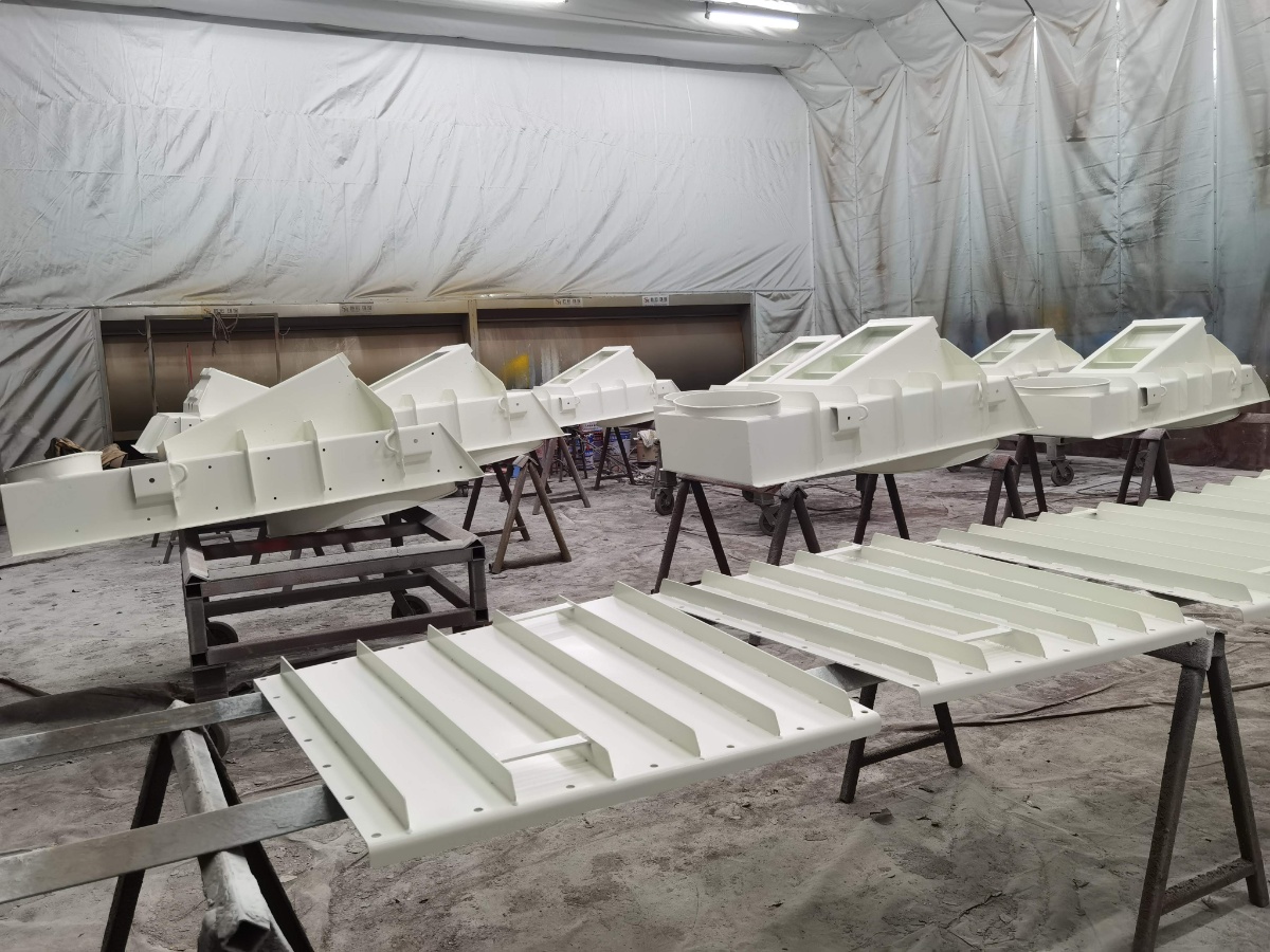 振动机械设备钢结构部件焊接